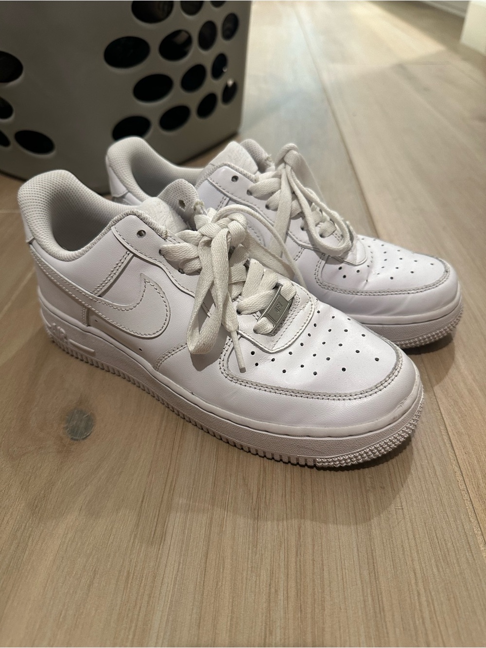 Nike Air Force 1 White Low-Top Sneakers